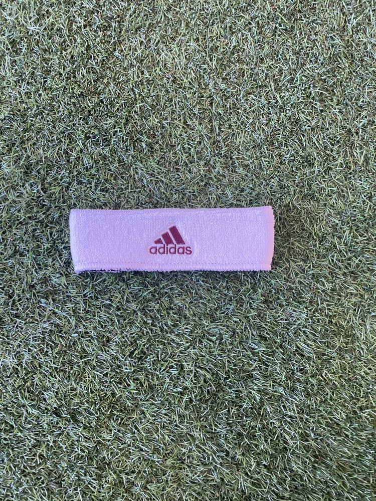 adidas Reversible Headband - Maroon/White