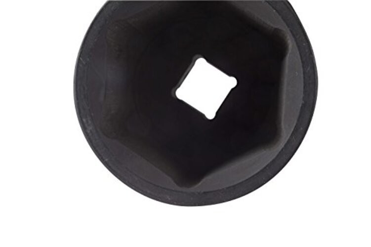 SUNEX TOOLS 568 1" Drive Standard 6 Point Impact Socket 2-1/8"