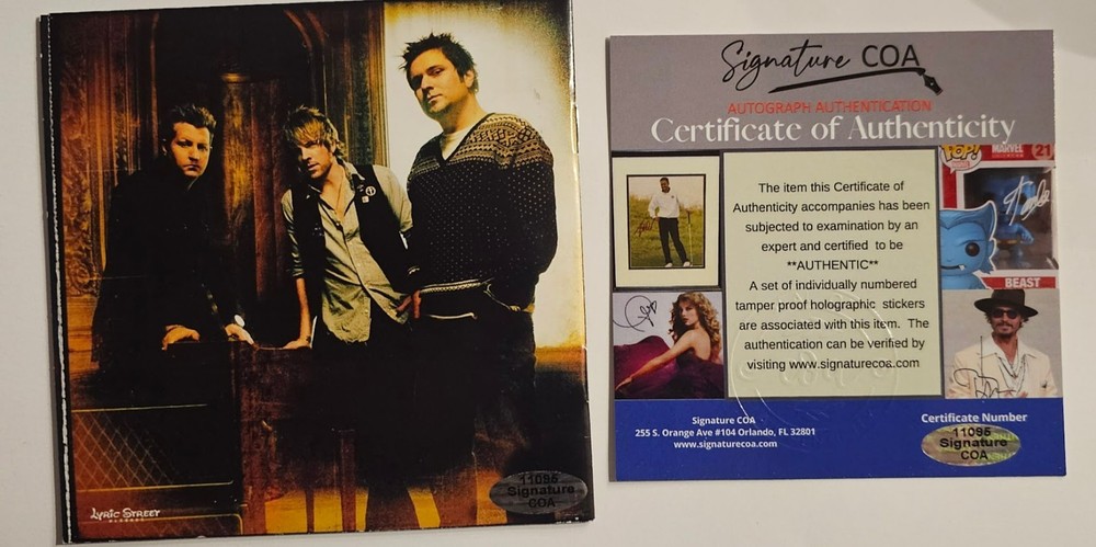 Rascal Flats Band signed autographed Unstoppable CD COA