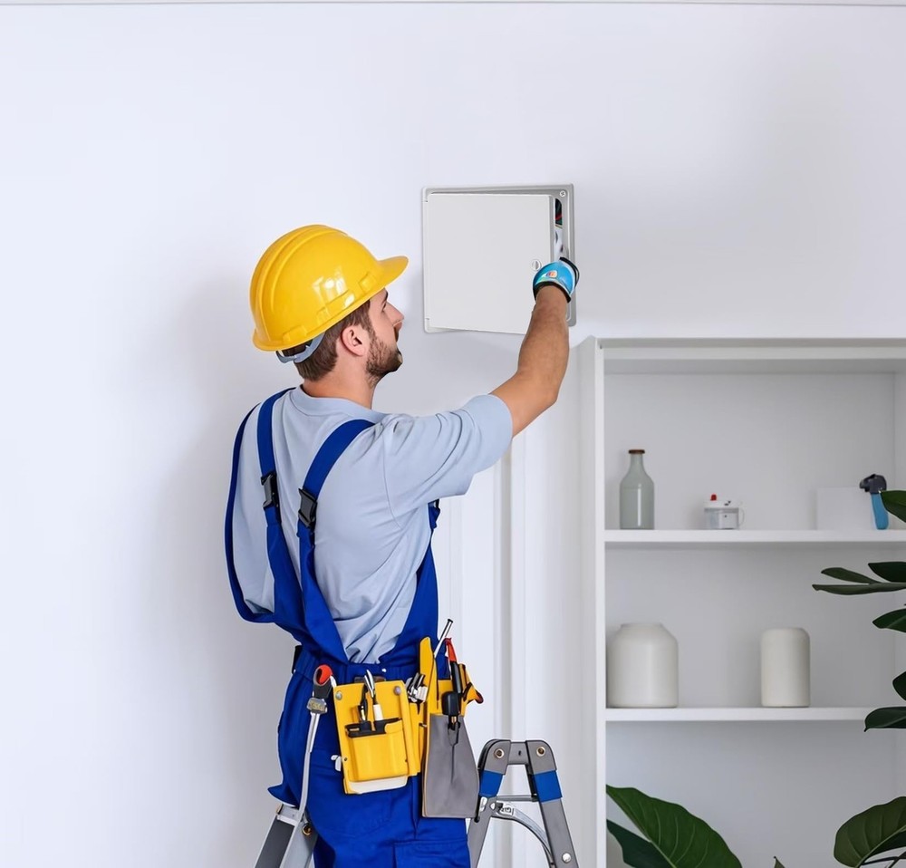 Access Panel 12x16 with Door (Max Service Opening 10x14) Plastic White (Large...