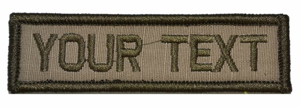 Custom 3" x 10" Patch (Fits Standard Plate Carrier)