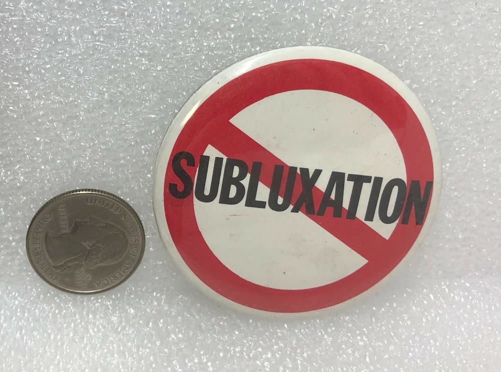 No Subluxation Button Pin