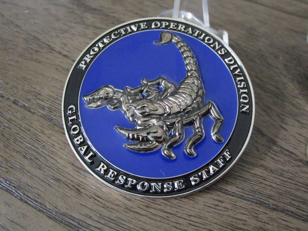 Global Response Staff CIA GRS Protective Operations Challenge Coin
