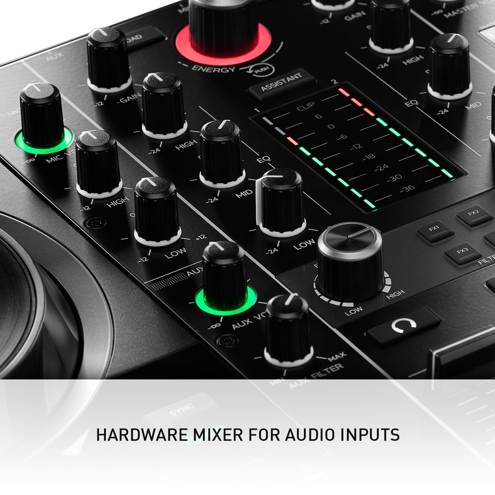 Hercules DJControl Inpulse 500: 2-deck USB DJ controller for Serato DJ and