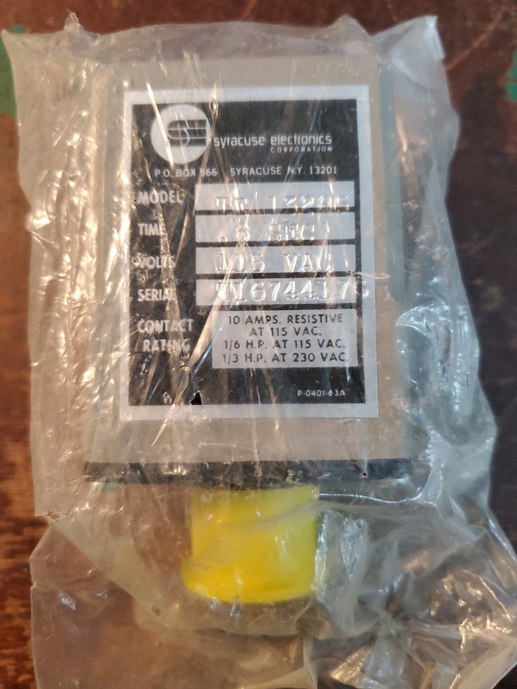 SYRACUSE ELECTRONICS TE 13285 TIMER (TA13MS)