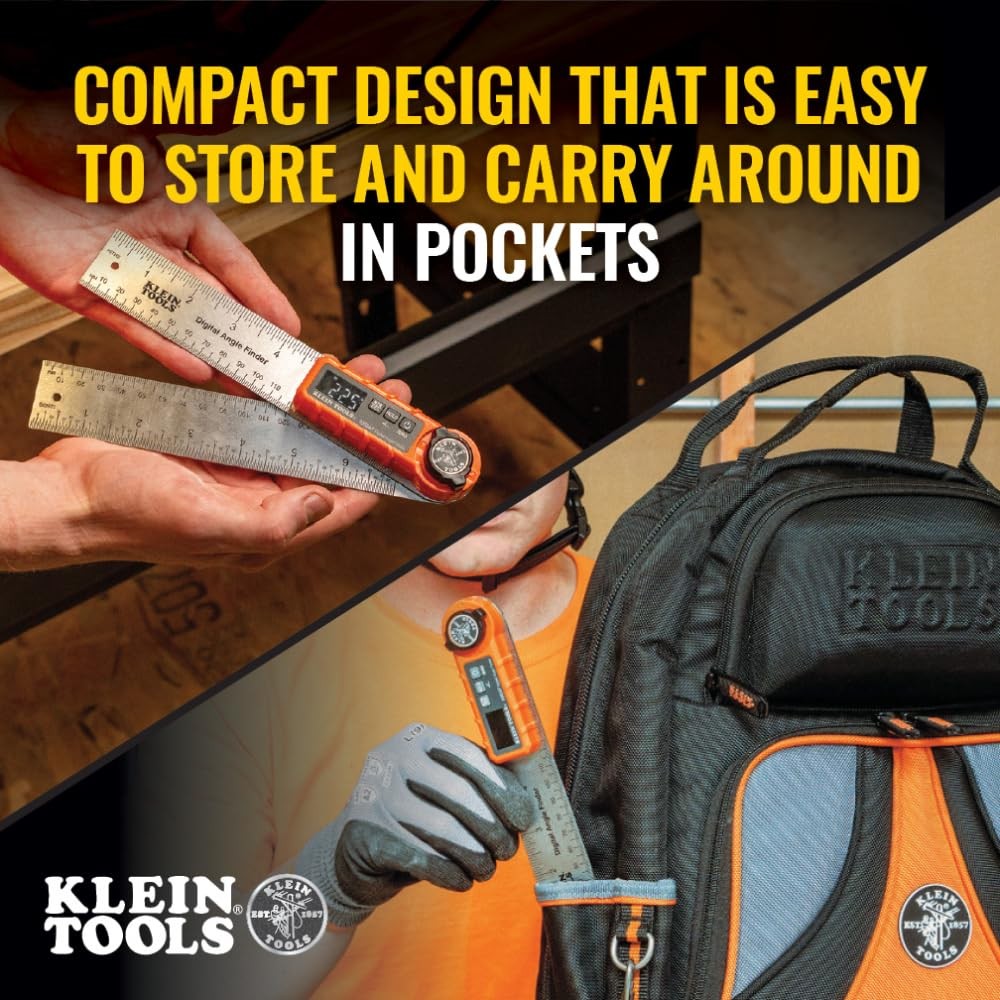 Klein Tools 935DAF Digital Angle Finder, Precision One Size, Multi