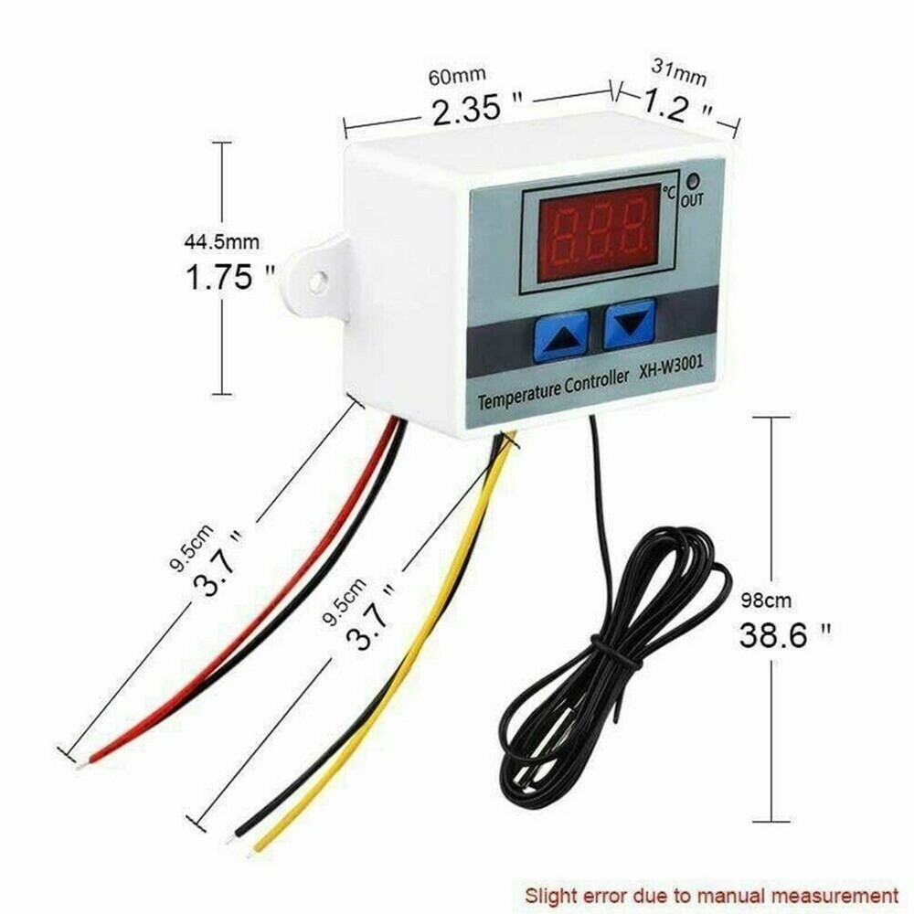 Digital 110V Incubator Temperature Controller-Thermostat Switch Probe Tester New
