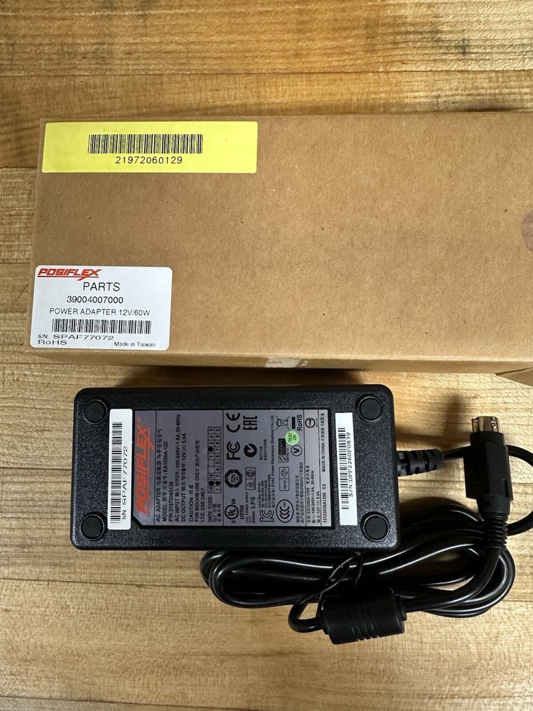 Posiflex AC Adapter 12v/60w