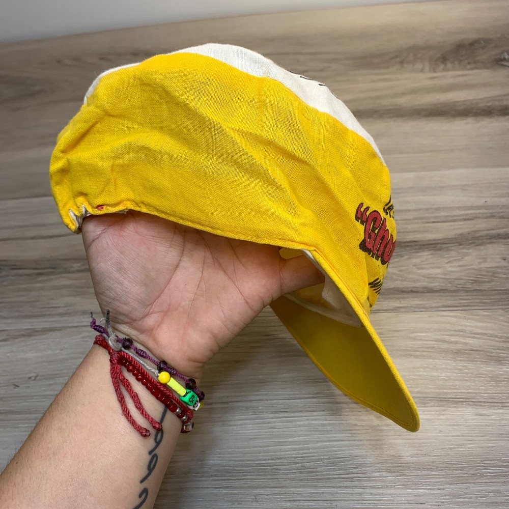 1982 Midway - Pac Man Cereal - Painter Hat "Lets Go Ghost Chompin"