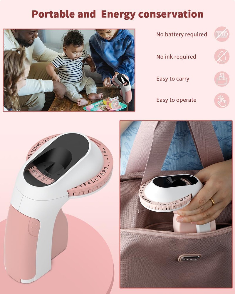 Phomemo Embossing Label Maker with 6 Label Tapes | Organizer Xpress, Pro Label