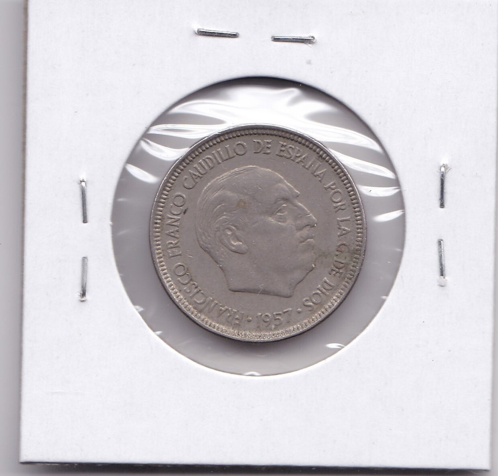 1957 Spain 5 Ptas