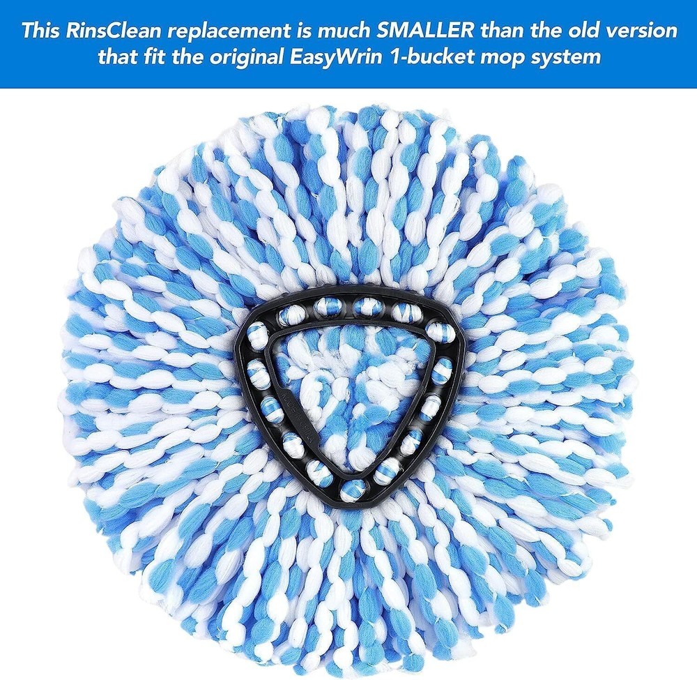 3x Replacement Microfiber Mop Head Wring Refill For O-Cedar RinseClean Spin Mop