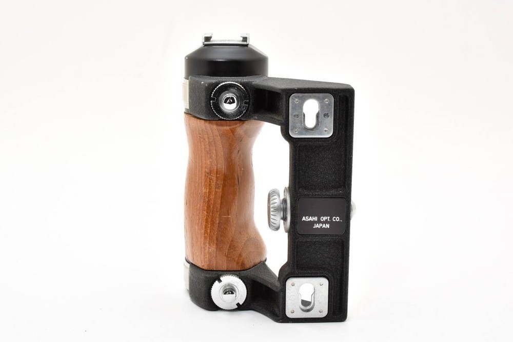 Pentax 67 Wooden Grip Medium Format Camera Accessory Excellent JAPAN