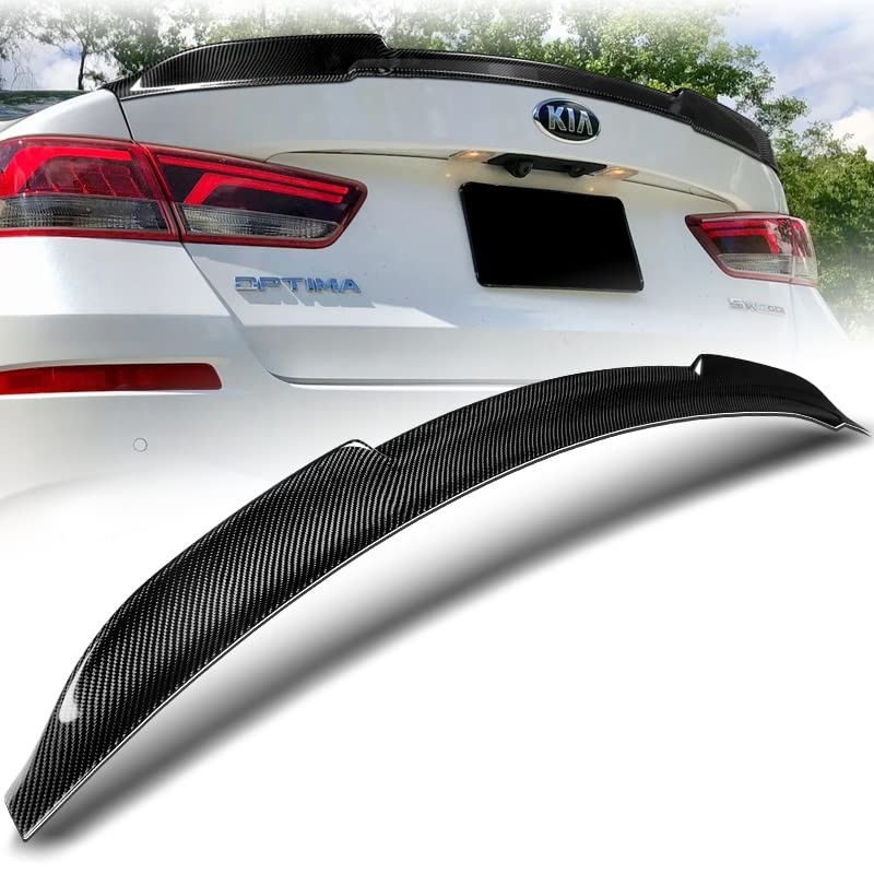 后后备箱盖锅炉翼适用于 2016 - 2020 Optima 真碳纤维 V 型