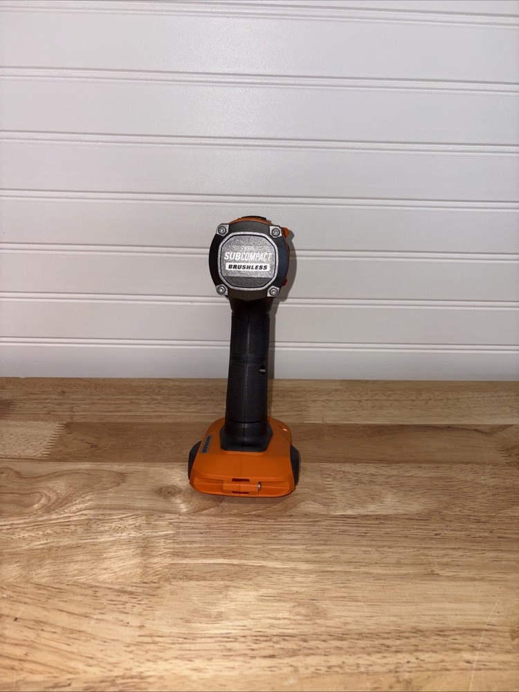 Ridgid 18V Subcompact 1/2 in Drill Driver Brushless Tool Only Model R87012B
