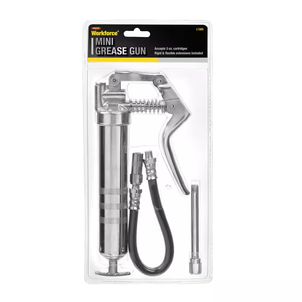 3 Oz. Mini Grease Gun with Interchangeable Extensions