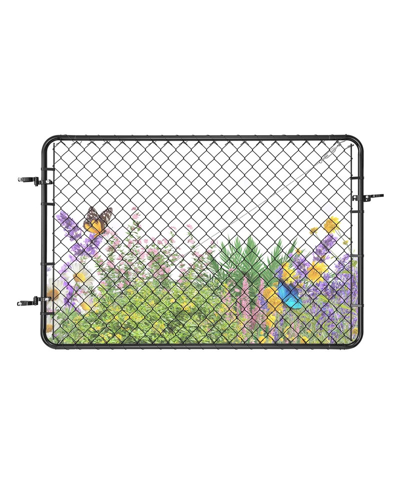 VEVOR Chain Link Fence Gate Fit 2.2-6 x 6 ft Adjustable Gate Posts Not Included
