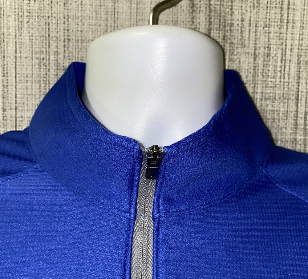 Under Armour Mens Blue Lightweight 1/2 Zip Pullover Jacket Size L