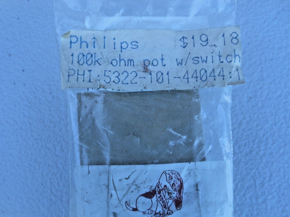 PHILIPS 100K OHM POTENTIOMETER 5332-101-44044