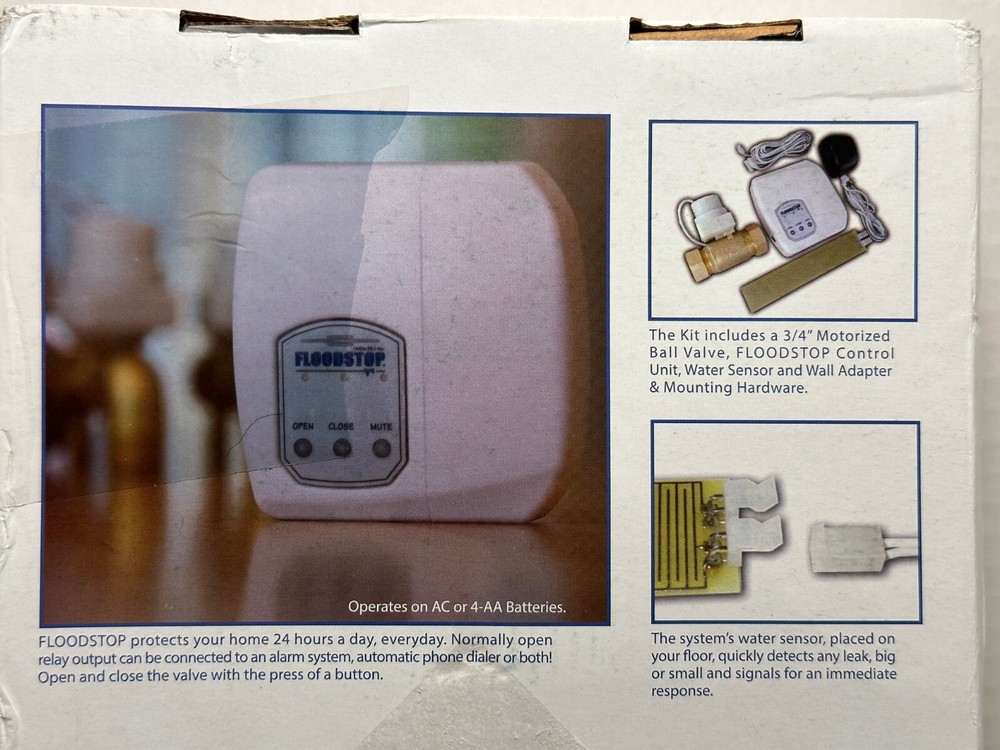 NEW FloodStop™ Onsite Pro 3/4" DIY Automatic Valve for Water Heater FS 3/4-C