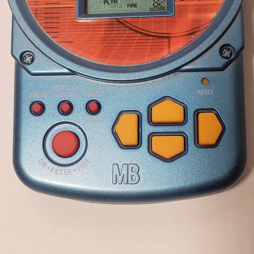 2002 MB Hasbro Electronic Hand-Held Battleship LCD Game