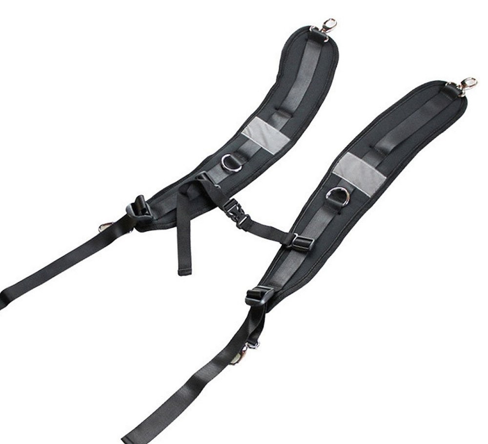 123Arts 1 Pair Waterproof PVC Adjustable Shoulder Strap Replacement for Backp...