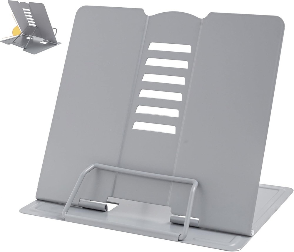 Metal Book Stand Adjustable Book Holder Reading