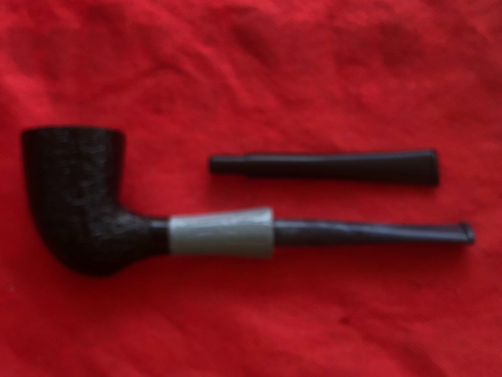TURKIEWICZ BLACK OAK (MORTA) HAND MADE CALABASH PIPE GREY
