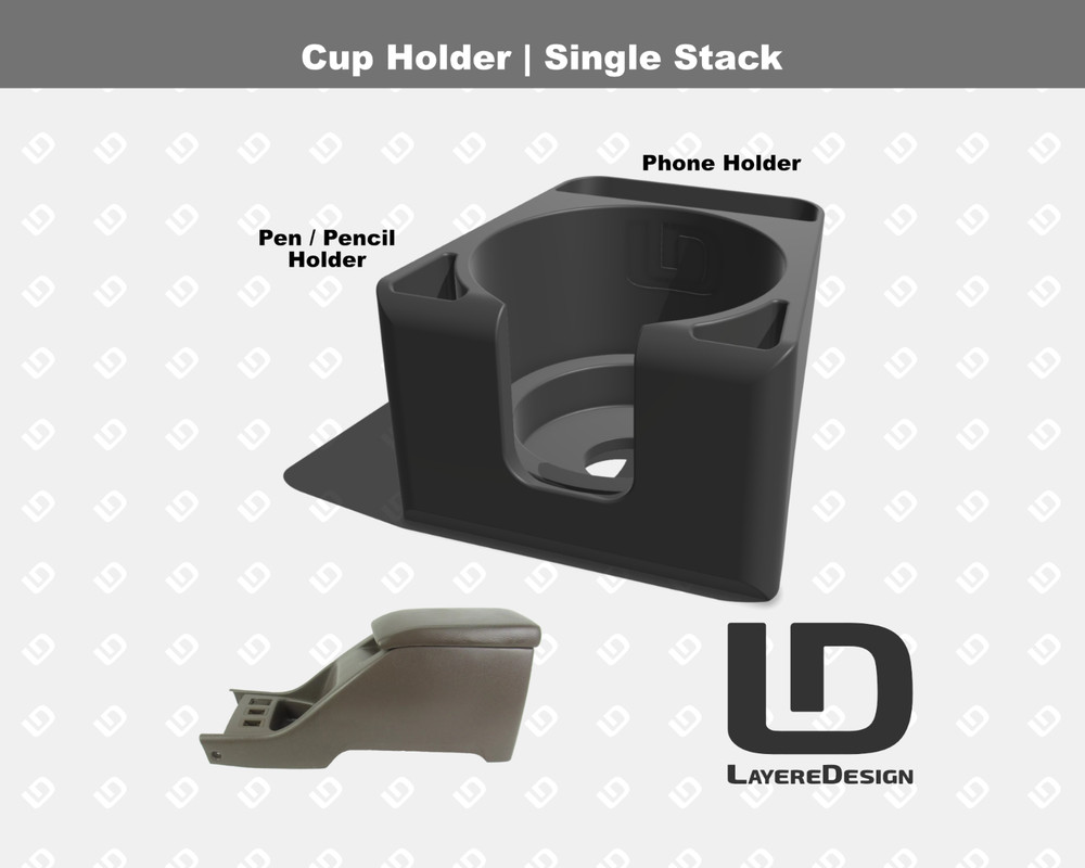 Cup Holder | Toyota 4Runner(1990-1995) Single Compartment Console