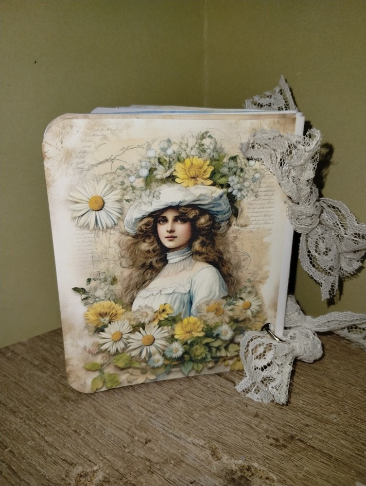 Daisy Small Pocket Size Blank Journal Scrapbook USA