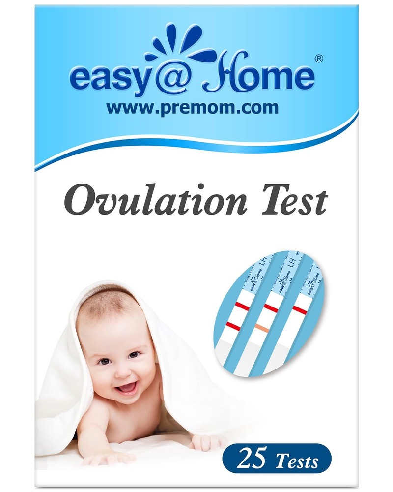 Easy@Home Ovulation Test Strips, 25 Pack Fertility Tests, Ovulation Predictor