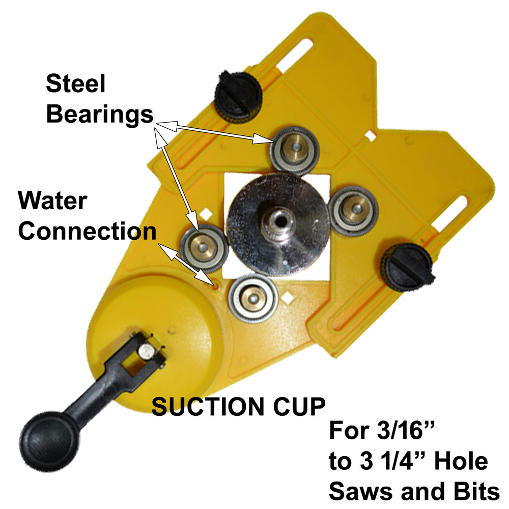 Diamond Hole Saw Guide Core Drill Suction Stabilizer  Porcelain Granite Ceramic