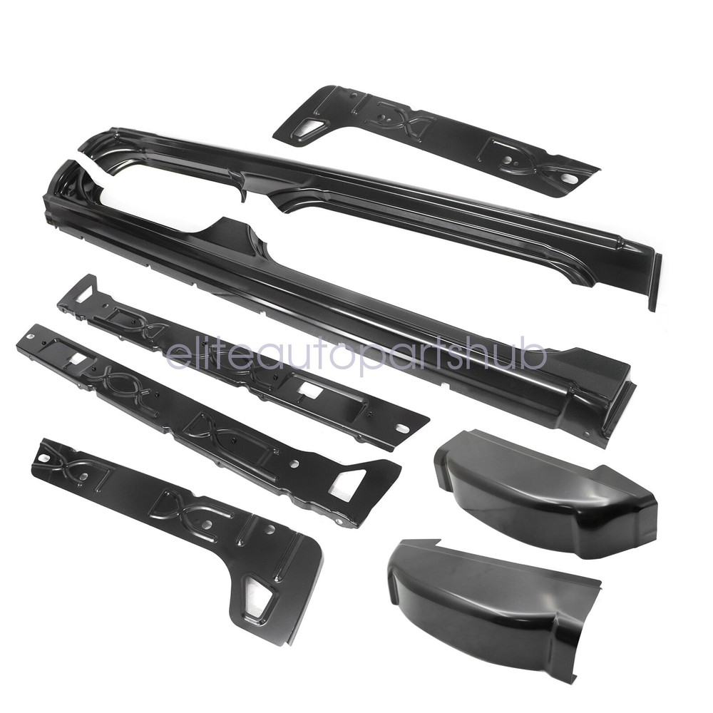 For 99-07 Silverado GMC 1500 2500 Crew Cab Outer+Inner Rocker Panels Cab Corners