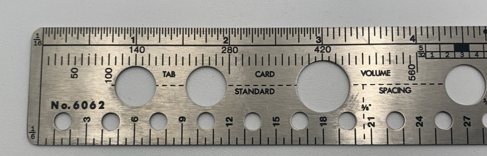 Data Documents Business Steel Ruler 18 inches