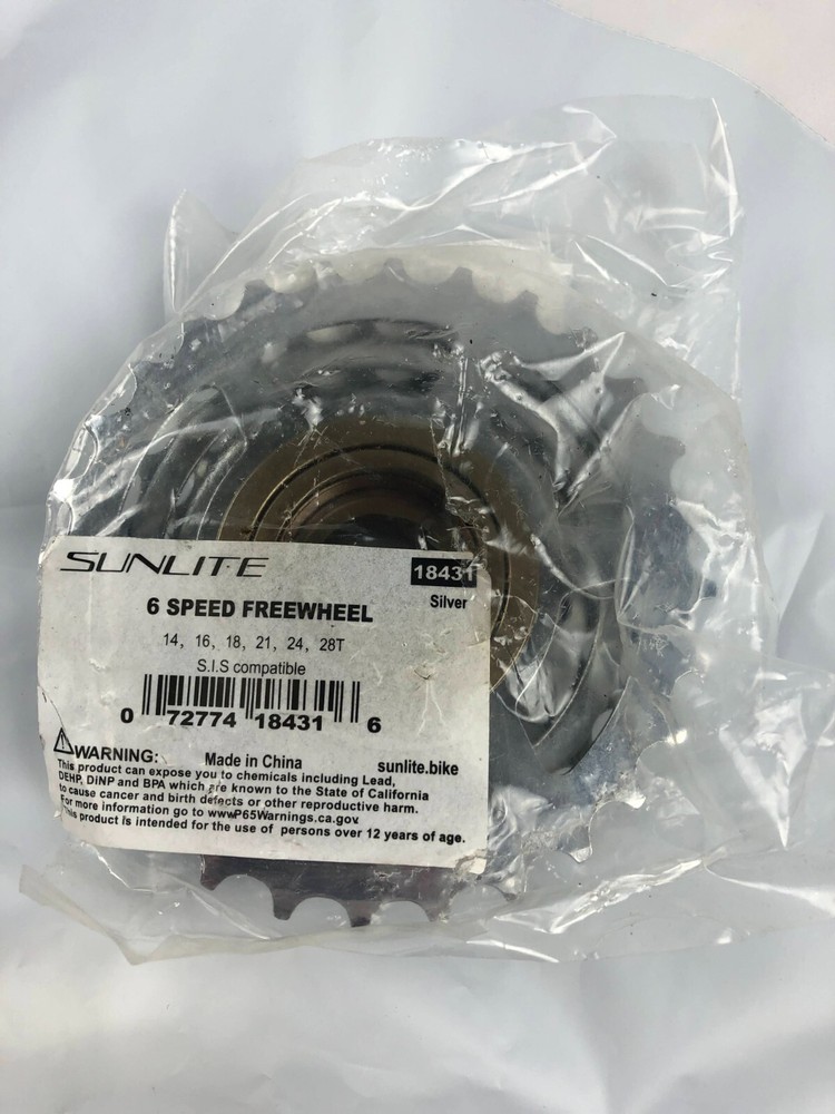 Sunlite 6 Spd Freewheel 14-28t