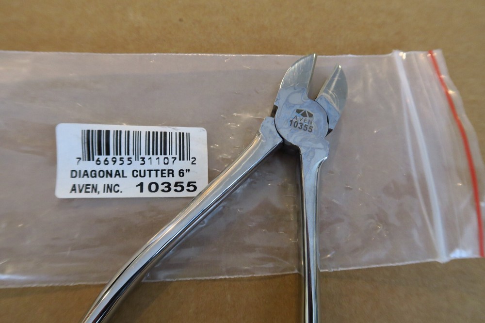 Aven 10355 Stainless Steel Diagonal Cutter, 6"