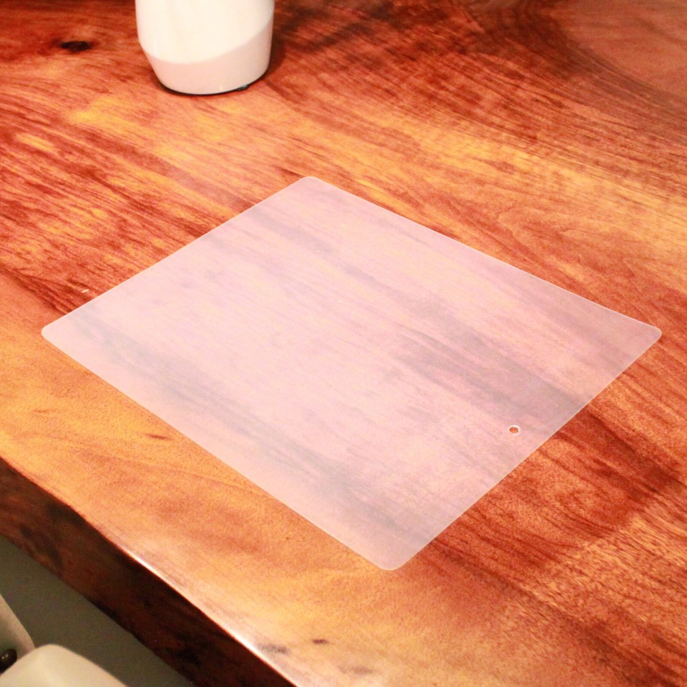 Multi-Pack Thin Clear Flexible Plastic Cutting Board Mat 12" x 15"