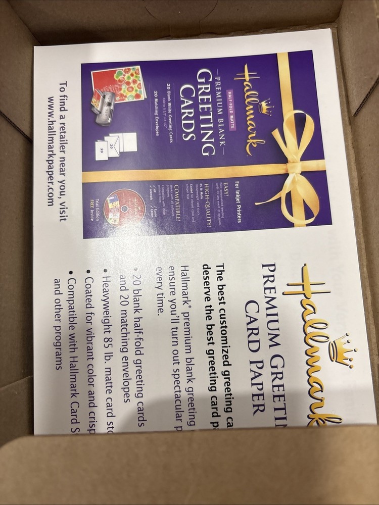 Hallmark Card Studio Deluxe Cards Calendars Scrapbooks Note Writing Guide
