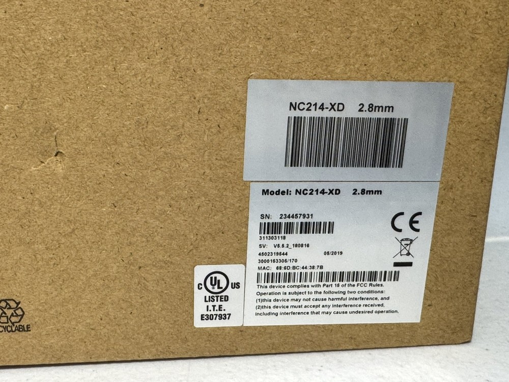 X2 CA-NC214-XD-2WH Turret IP Fixed Lens Camera