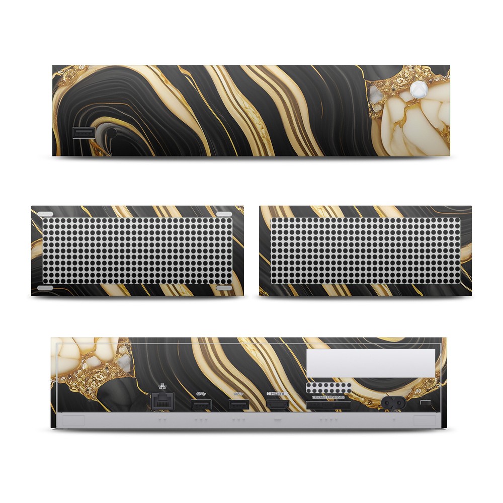 HEAD CASE DESIGNS MARBLE VINYL SKIN DECAL FOR SERIES S CONSOLE & CONTROLLER
