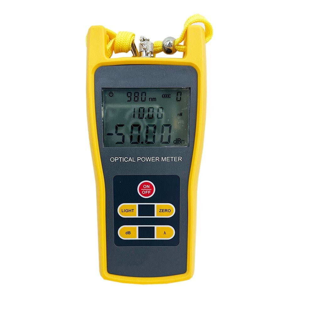 Optical Power Meter Fiber Optical Laser Light Source Power Meter Range -50~+26dB