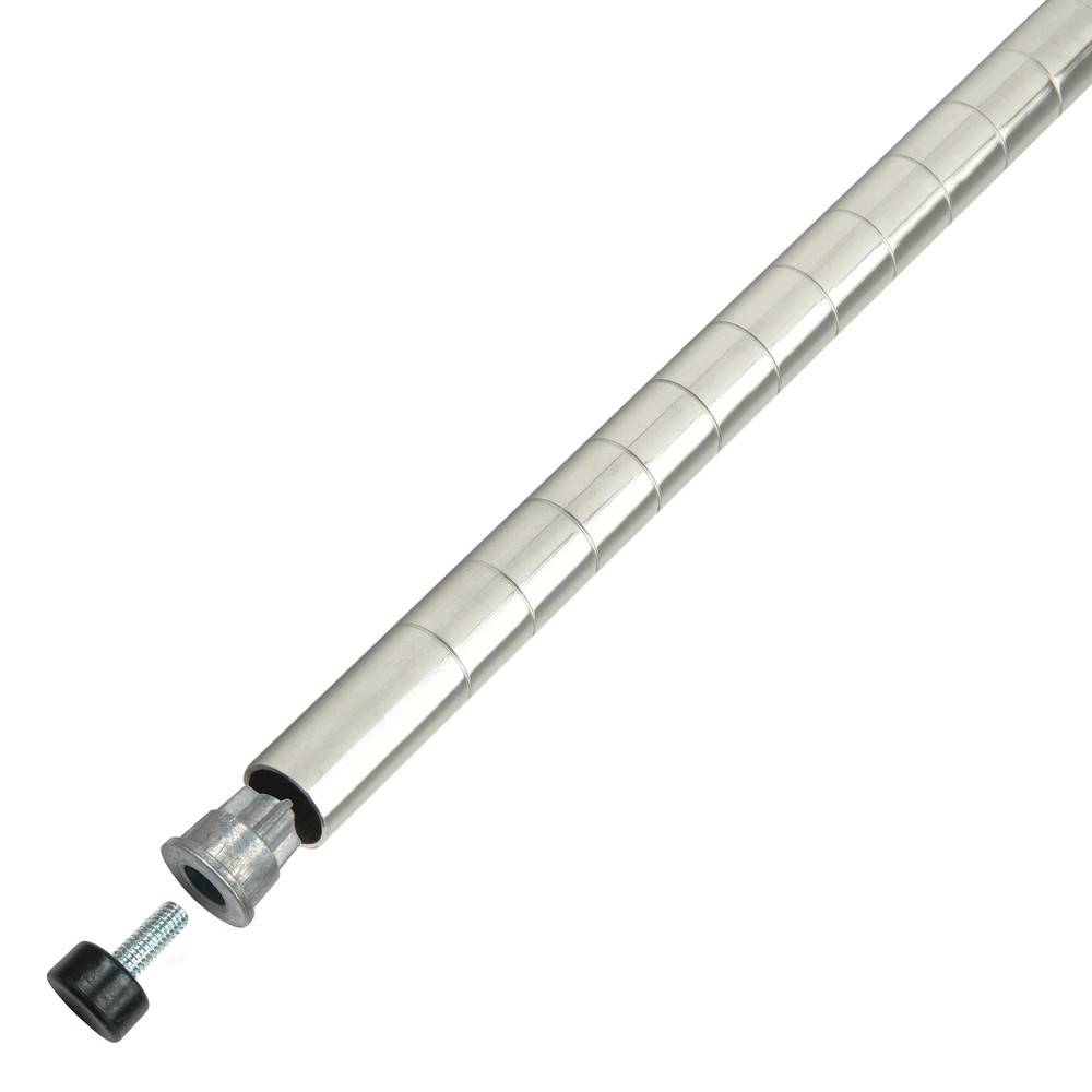 Wire Shelf Post, Chrome Plated, 48" (4 Each)