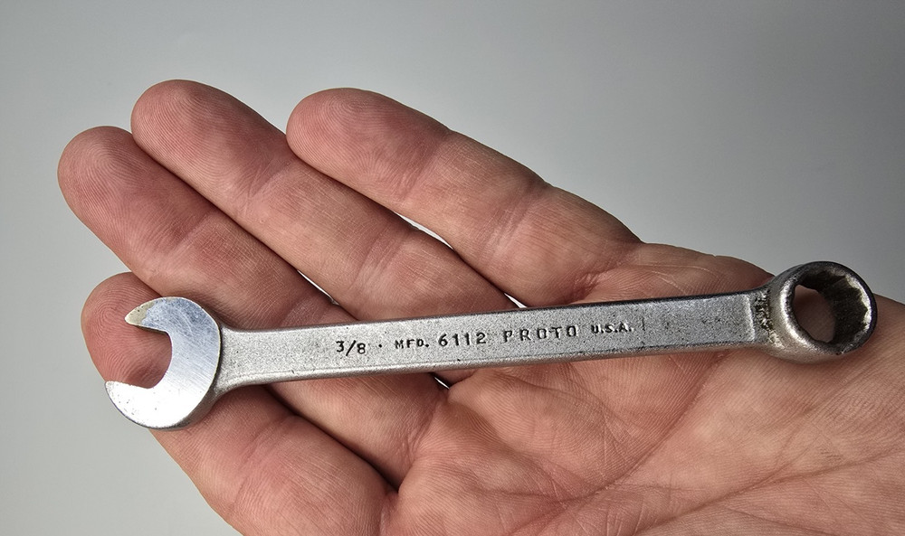 PROTO Tools USA 3/8'' 12 Pt No 6112 Combination Wrench