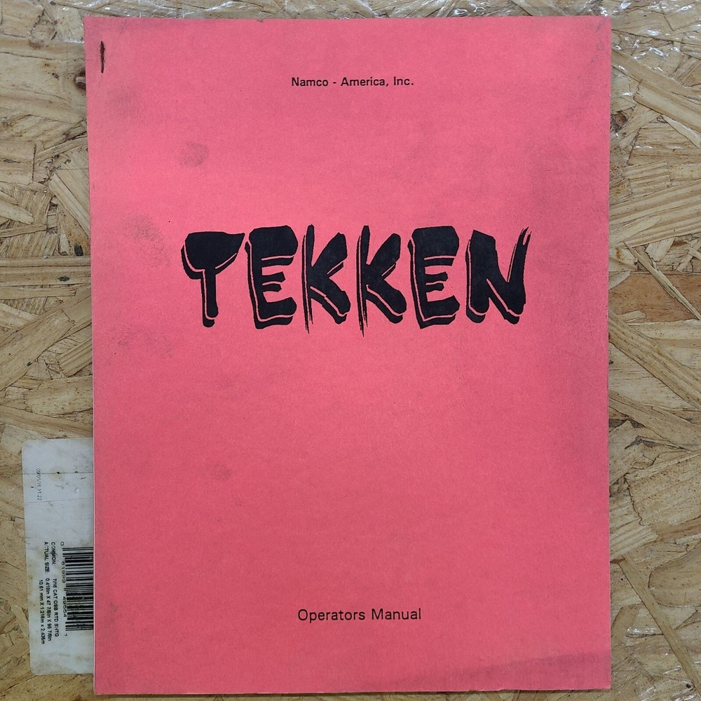 TEKKEN arcade owner's manual