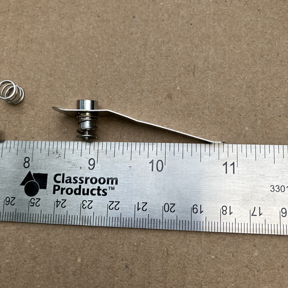 1 pair of microscope stage clips Unknown Brand