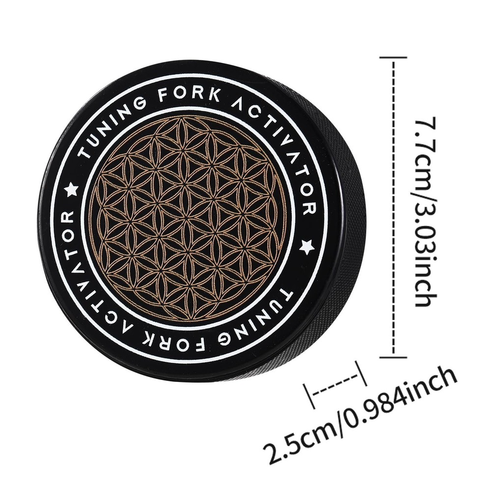 Tuning Fork Activator for Healing Tuning Fork Black Rubber Activator Creates ...