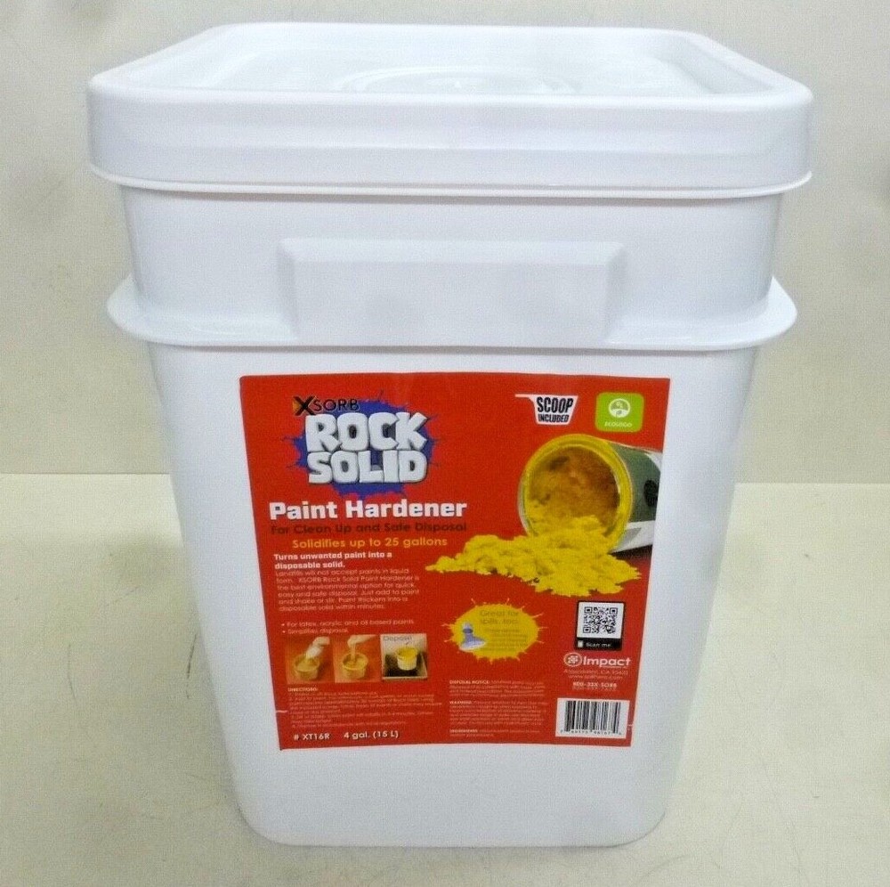 NEW! XSORB Paint Solidifier, White, 4 gal, XT16R