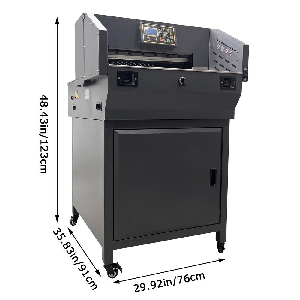 19.29" Paper Trimmer Program-Control Paper Cutting Machine Automatic Feeding
