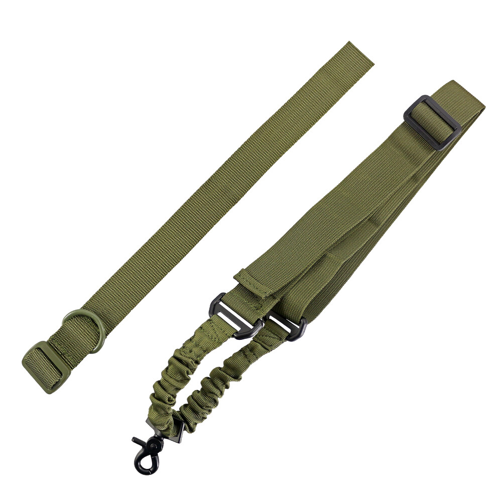 US Tactical One Point Rifle Gun Sling with D-Ring Strap Adapter Mount Attachment