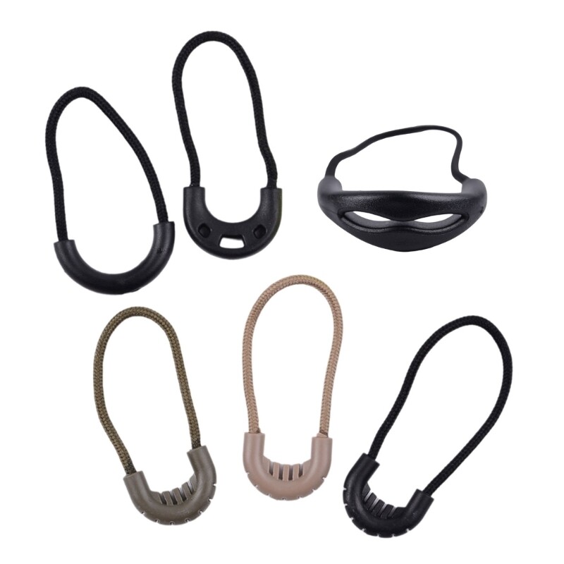 10lots Elastics Cord Lock Multifunctional Zippers Durability Zippers Pull Zips
